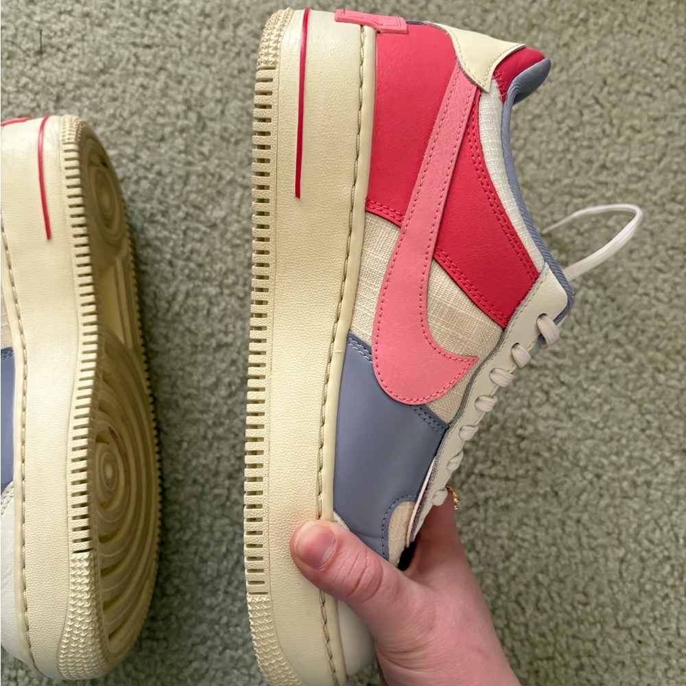 Nike Women's Sneakers - Pink, White, and Purple - Picture 6 of 8